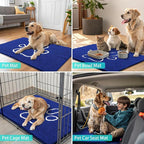 Smiry Dog Door Mat for Muddy Paws, Absorbent Dirt Trapper Non Slip Quick Dry - Image 8