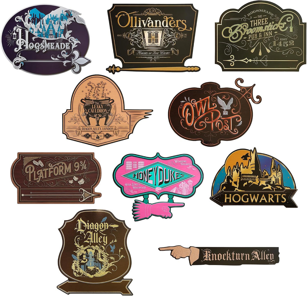 ConQuest Harry Potter Wizarding World Directional Sign Set