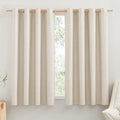 NICETOWN 100% Absolutely Blackout Linen Curtains by NICETOWN