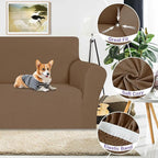 ZNSAYOTX Super Stretch Sofa Cover, New Striped Sofa Covers Fitted Slipcovers - Image 3