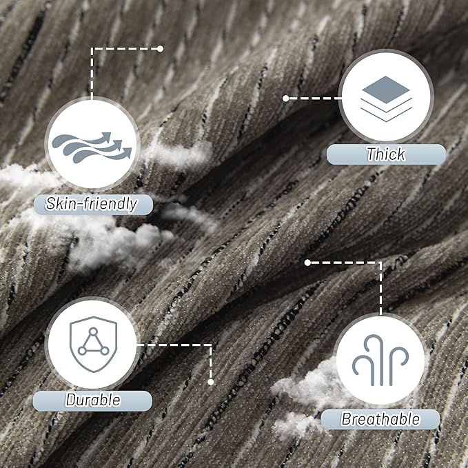 MYSKY HOME Couch Covers for 3 Cushion Couch Sofa, Sectional Couch Cover L Shape - Image 4