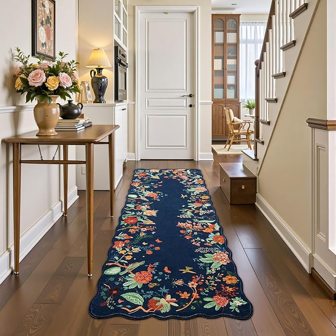 Rugflix 2x6 Runner Rug for Hallway, Washable Kitchen Runner Non Slip, Soft Low by RugflixAreaRugs