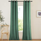 NICETOWN Linen Curtains 96 inches Long by NICETOWN
