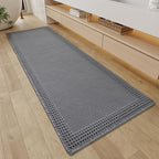 RESARE Waffle Bathroom Runner Rugs, Super Absorbent Bath Mat Non Slip Washable by Resare