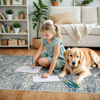 4x12 Washable Hallway Runner Rug - Image 3