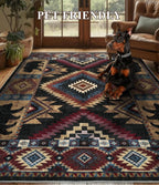 YIHOUSE Rustic Cabin Area Rug 4x6, Machine Washable Lodge Bear Rug, Non-Slip - Image 6