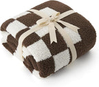 Bedsure Gentlesoft Checkered Twin Blanket - Image 9