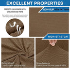 XINEAGE New 4 Pieces Extra Large Couch Covers - Image 3