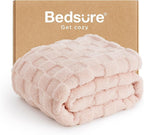 Bedsure GentleSoft Light Pink Throw Blanket by BEDSURE