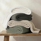 EVERGRACEHOME Chunky Chenille Knit Throw Blanket - Image 7