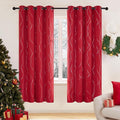 Deconovo Christmas Curtains, Thermal Insulated Soundproof Drape, Wave Line Dot by Deconovo