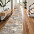 3x20 Washable Kitchen Runner Rug: Modern Abstract Runners by Ksrau