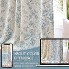 jinchan Blackout Floral Curtains - Image 6