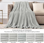 BEDELITE Fleece Blanket Twin Size – 3D Ribbed Jacquard Soft and Warm Decorative - Image 6