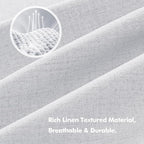 MIULEE 100% Blackout Linen Curtains - Image 3