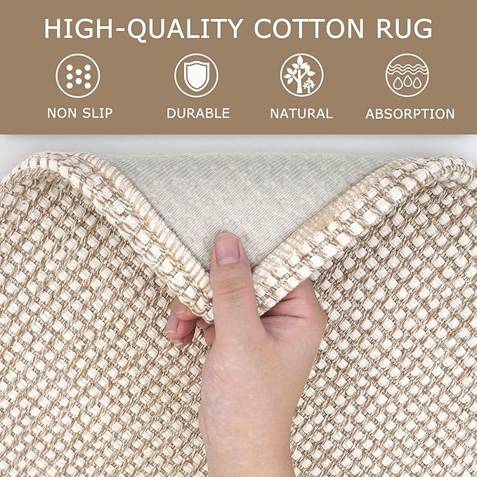 KOZYFLY Runners for Hallways 2x10 ft Washable Kitchen Runner Non Slip Rubber - Image 6