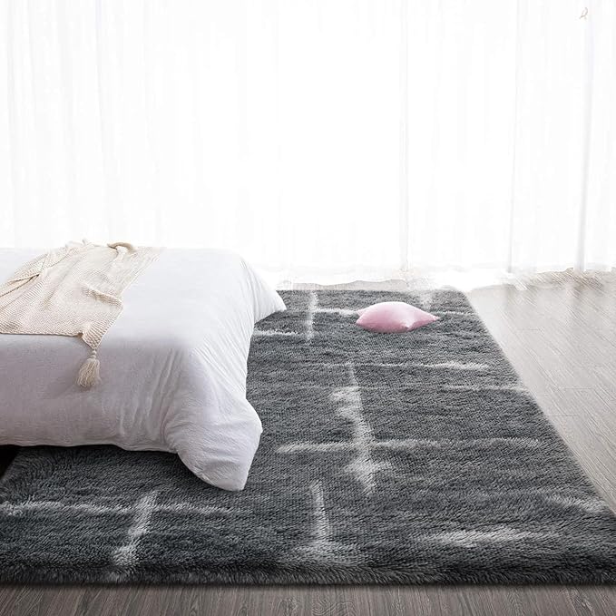 TWINNIS Super Soft Shaggy Rugs Fluffy Carpets, 6x9 Feet, Indoor Modern Plush - Image 5