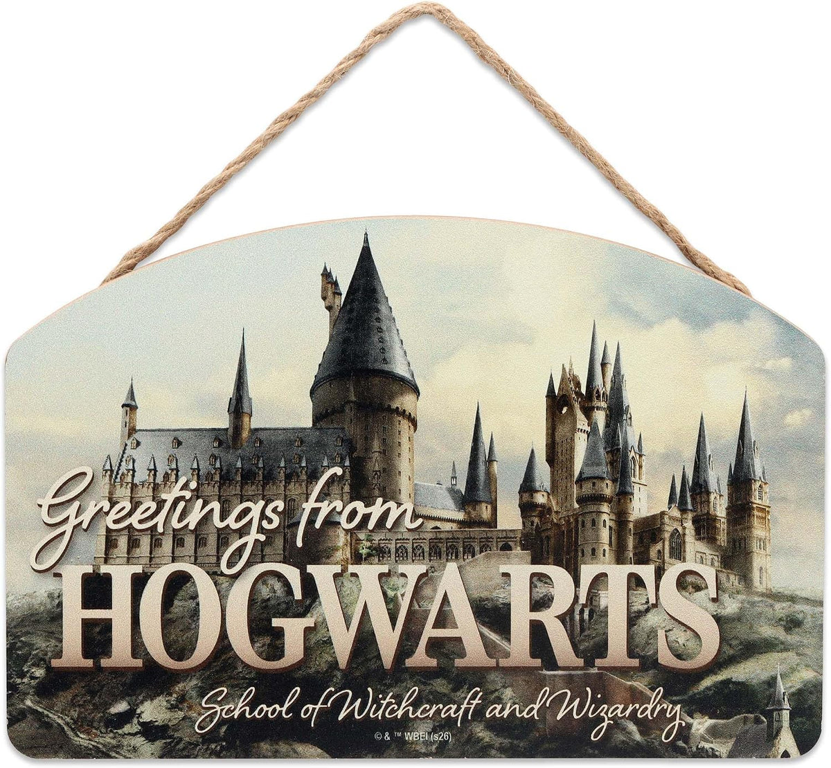 Harry Potter Double Sided Hanging Wood Wall Decor