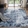 Rugflix 4x6 Area Rug for Living Room, Washable Non-Slip Stain-Resistant Low Pile by RugflixAreaRugs
