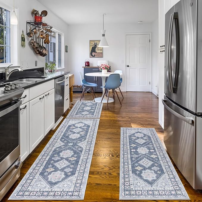 HEBE Boho Kitchen Rug Sets 3 Piece - Image 8