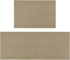 Artoid Mode Non-Slip Kitchen Rugs and Mats Set of 2-24x35 + 24x60