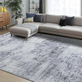 Toneed Abstract Area Rug Modern Washable Rug Soft Non Slip Rug Low Pile by Toneed