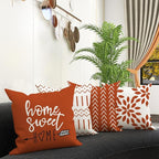 YCOLL Fall Pillow Covers 20x20 Set of 4, Modern Sofa Throw Pillow Cover - Image 2