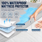 Twin Mattress Protector with Pump Opening,Air Mattress Fitted Sheets