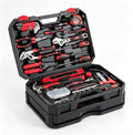 OLIXIS 330 Piece Home Repair Tool Kit with Pull-Out Drawer, Carbon & Cr-V Steel Tool Box, Complete Homeowners Repair Kit for DIY & Auto Maintenance for Home, Black-Red