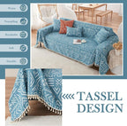 HANDONTIME Turquoise Couch Protector - Image 4