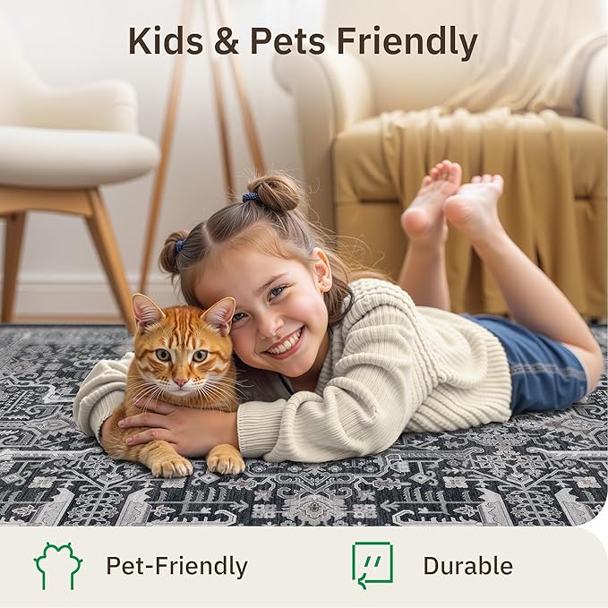 Washable 2x8 Runner Rug - Image 7