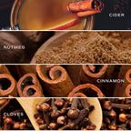 Sweet Water Decor Hello Fall Reed Diffuser Set - Hot Cider, Cinnamon, Cloves, Apple, and Nutmeg Fall Scented Diffuser - Scent Diffusers for Home, Fall Home Decor Long Lasting Fragrance Made in the USA