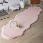 Ashler HOME DECO Ultra Soft Faux Rabbit Fur Chair Couch Cover Area Rug - Image 2