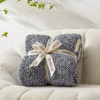 Snuggle Sac Navy Throw Blanket for Couch, Oversized Throw XL Super Soft Warm - Image 2