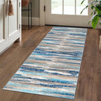 Lansny Modern Abstract Runner Rug 2x5 - Image 2