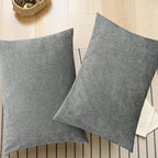 CaliTime Throw Pillow Covers Decorative 20 X 26 Inches Pack of 2 Cozy Chenille - Image 5