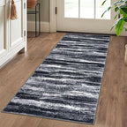 Lansny Modern Abstract Runner Rug 2x5 - Image 2