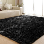 ORINOVA Black Rugs for Living Room 8x10 Area Rugs for Bedroom Shag Washable by ORINOVA
