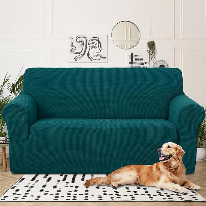 U-NICE HOME Oversized Stretch Loveseat Couch Cover Sofa Covers Washable Sofa - Image 2