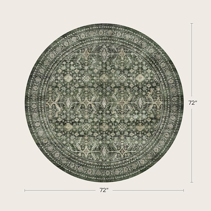 Lofus 6ft Area Rugs for Living Room, Soft Boho Carpets for Bedroom Dining Room - Image 2