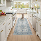 Area Rugs 2'x6' Runner Rug Non Slip Washable - Image 2