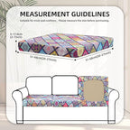 8Pcs Stretch Patio Cushion Covers, Outdoor Couch Covers Replacement, Outdoor - Image 2