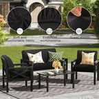8Pcs Outdoor Cushion Covers, Patio Cushion Covers, Stretch Elastic Slipcovers - Image 4