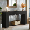 Tribesigns 63" Farmhouse Console Table with Wavy Edge