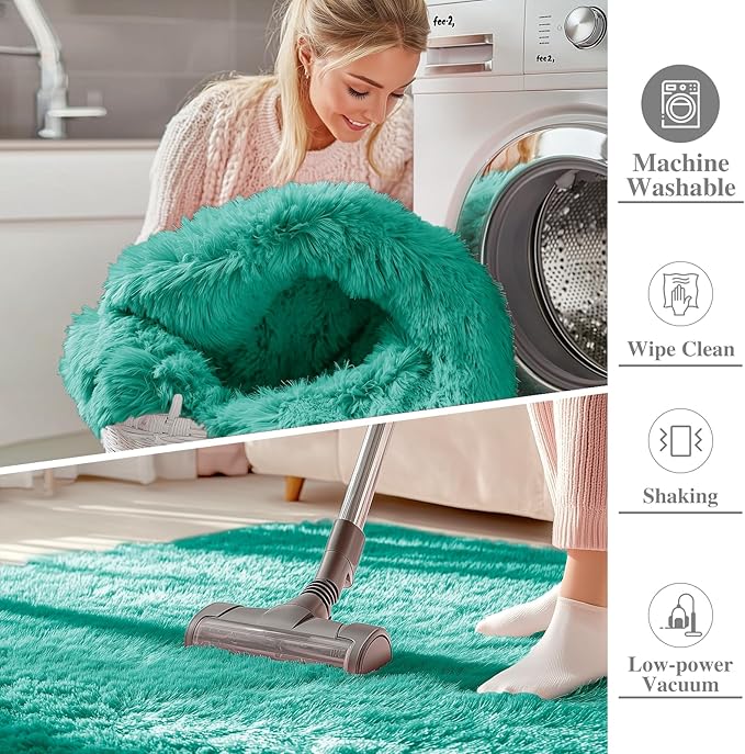 OLANLY 8x10 Machine Washable Large Area Rugs - Image 2