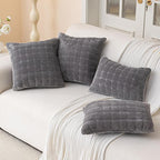 Velvet Throw Pillow Covers 12×20 Inch Decorative Pillows Cover Neutral Soft - Image 2