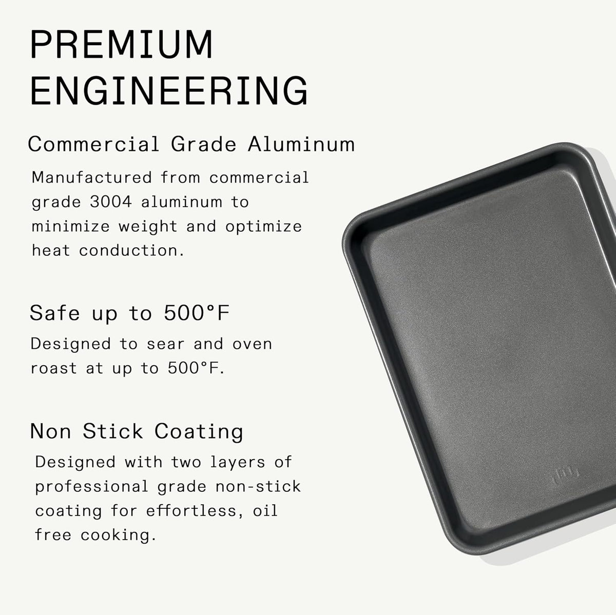Made In Cookware - Quarter Non Stick Sheet Pan - 3004 Aluminum - Professional Bakeware