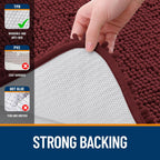 OLANLY Bathroom Rugs 36x24, Extra Soft Absorbent Chenille Bath Rugs