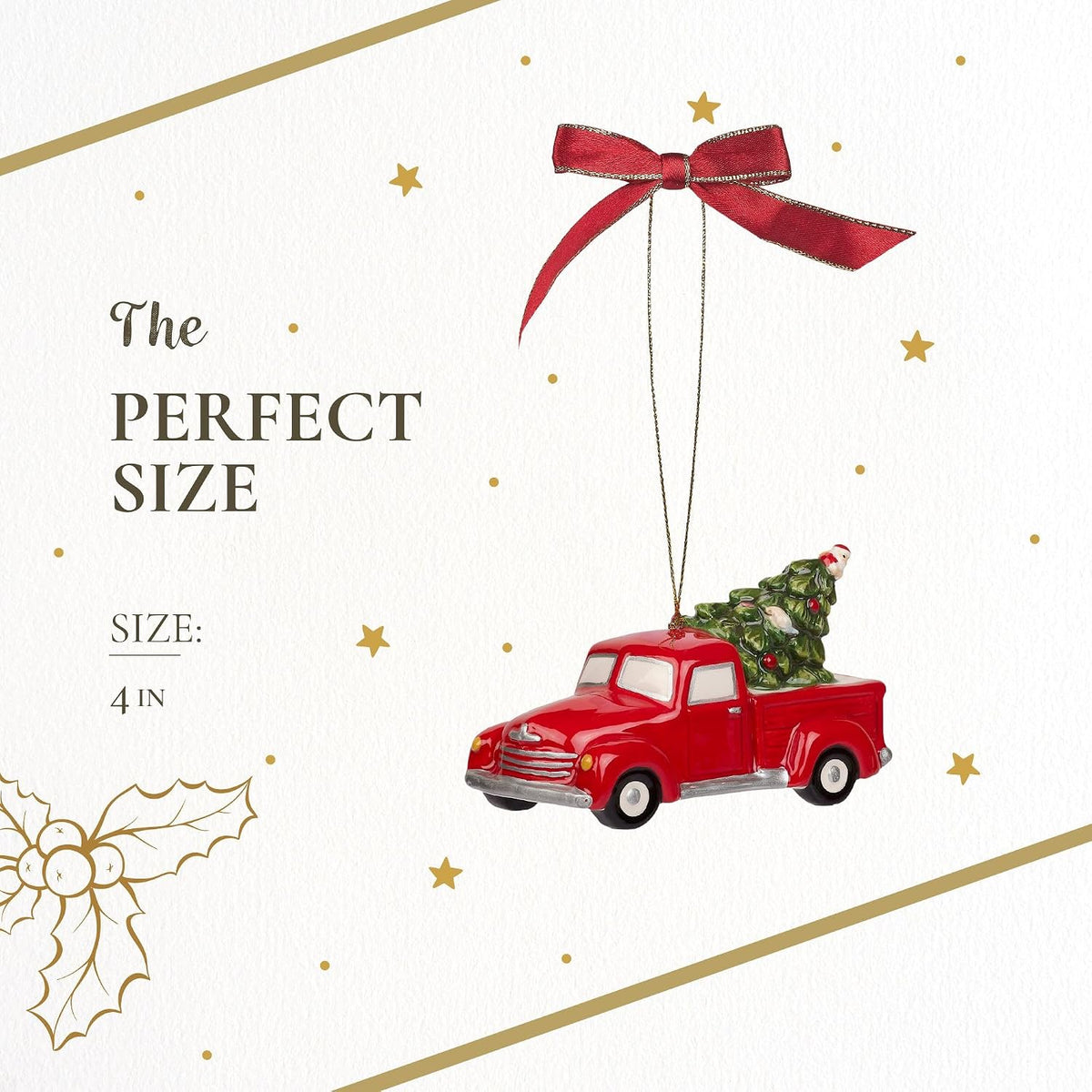 Spode Christmas Tree Bringing Home the Tree Festive Ornament
