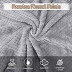 4 Pack Fleece Throw Blankets 50x60 Inches - Image 4